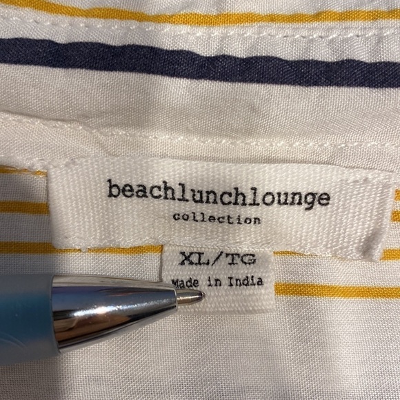 A womens beachlunchlonge casual button down long sleeve shirt size XL - Picture 3 of 3